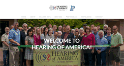 Desktop Screenshot of hearingofamerica.com